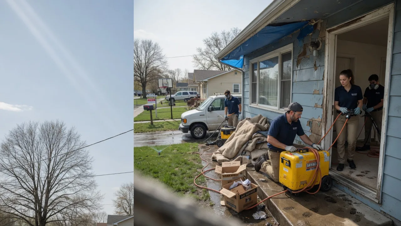 Basement Flood Cleanup in Robins, IA near me